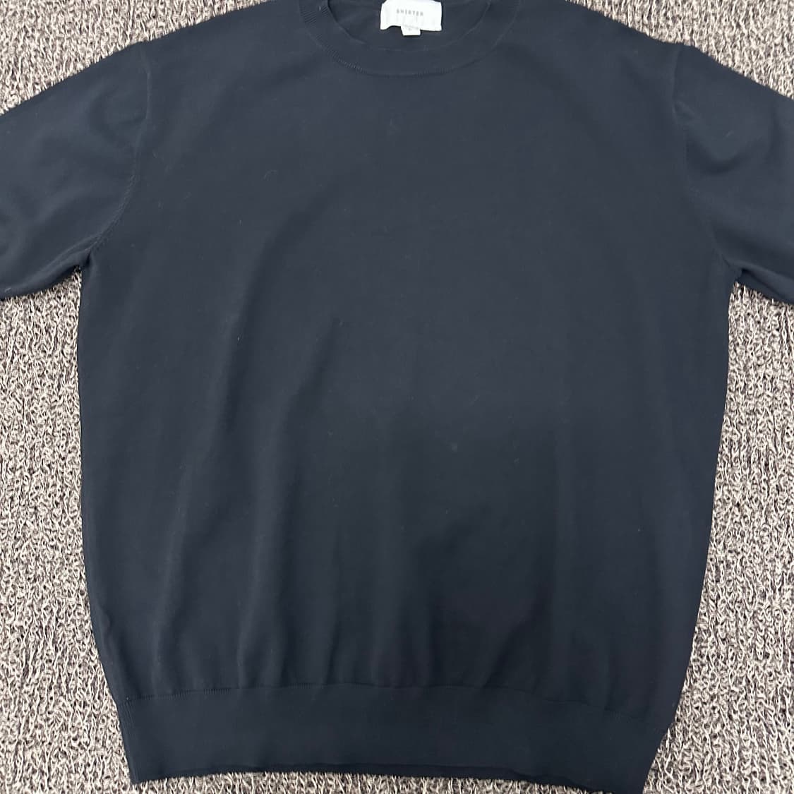 shirter 셔터 여성 니트 반팔 L 상품이미지2