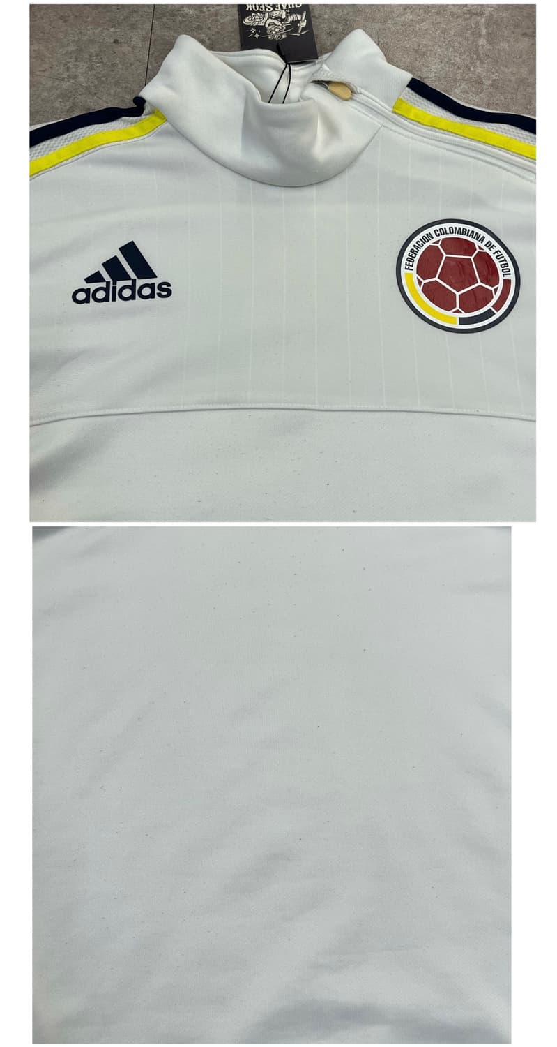 아디다스 콜롬비아 국대 트레이닝 탑 화이트 95 #csz4124 상품이미지5