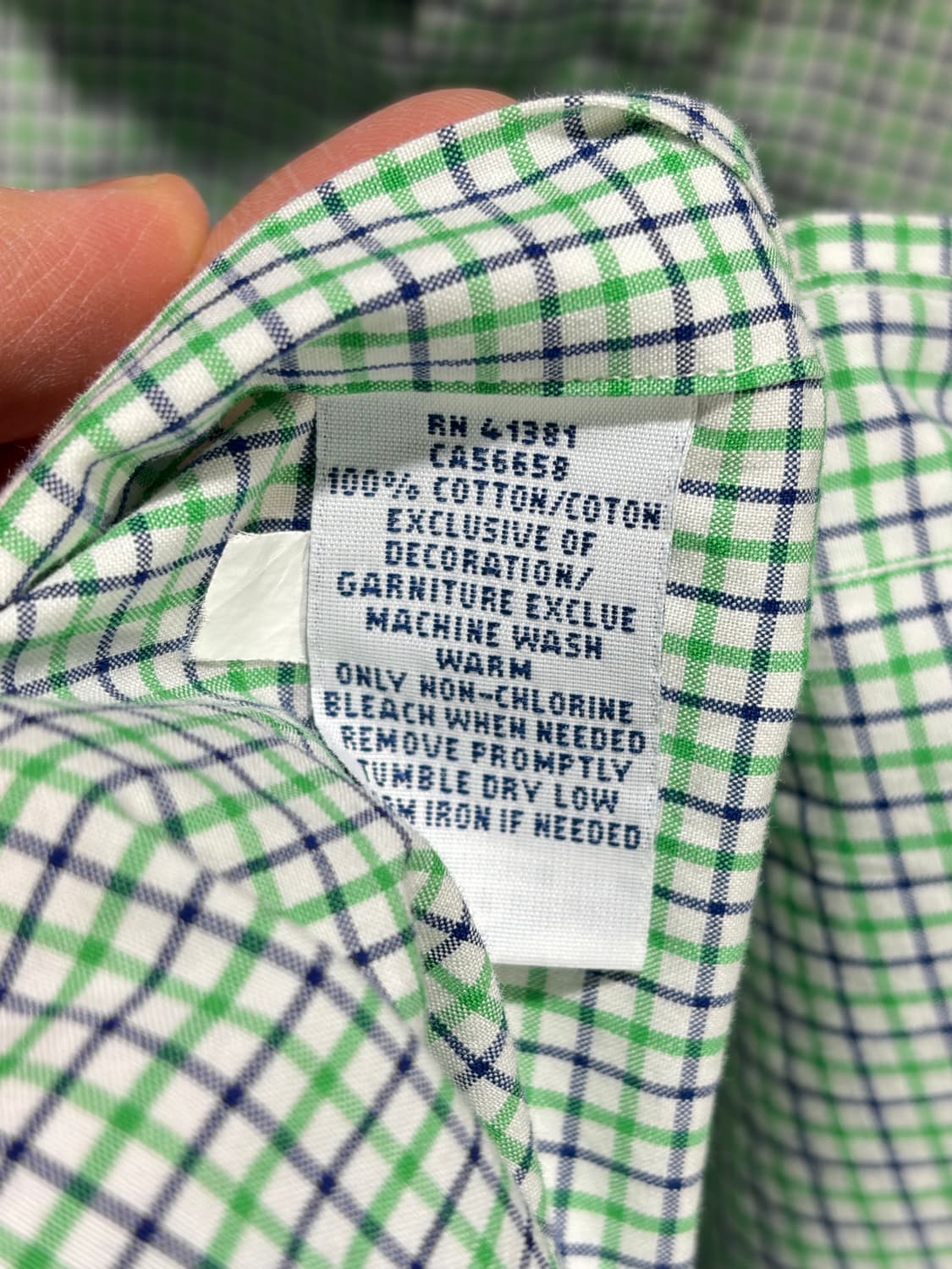 L 폴로랄프로렌 블루포니 그린 체크셔츠 상품이미지6