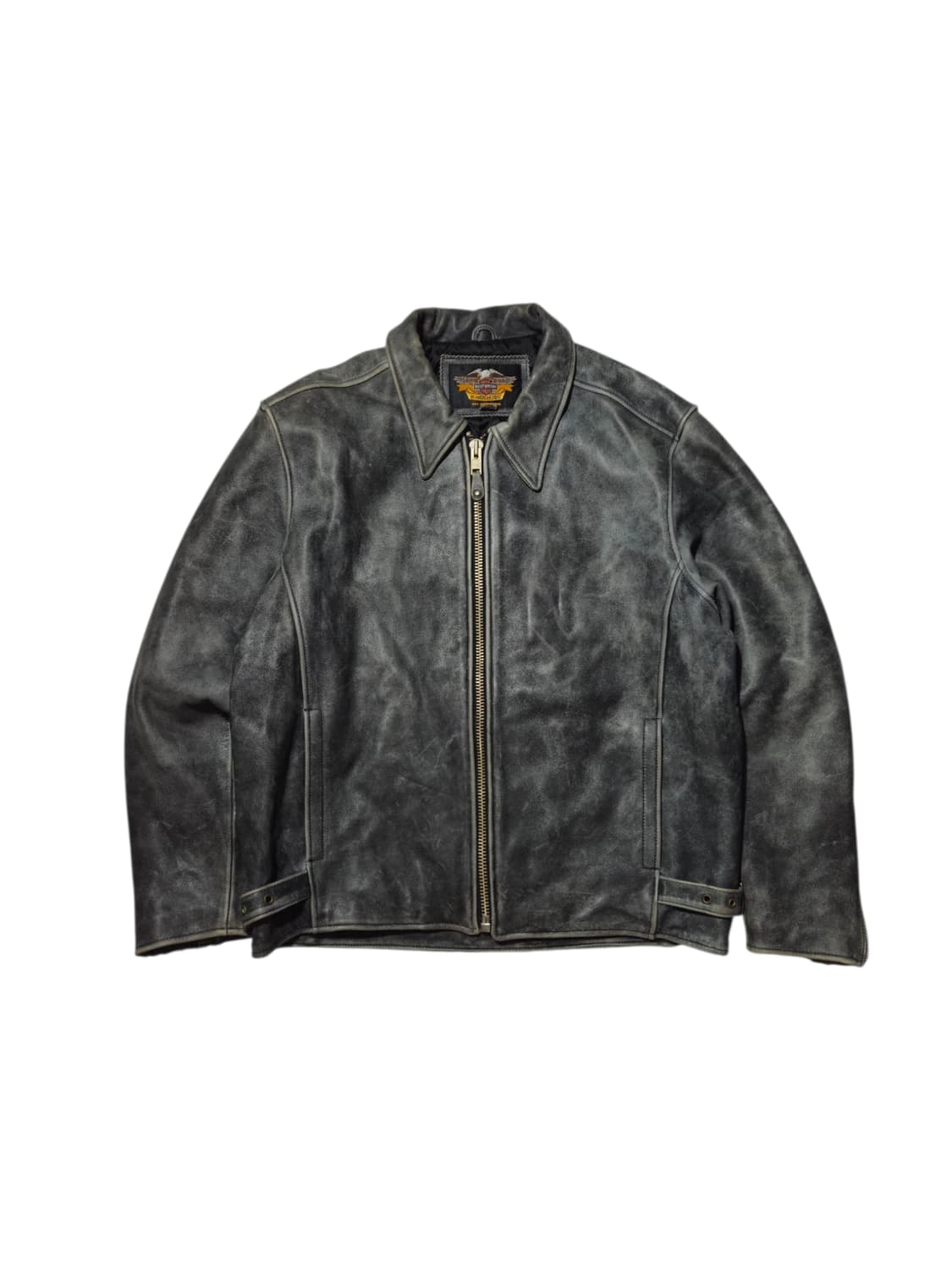 할리데이비슨 싱글 라이더 가죽자켓 빈티지 L 105 상품이미지1