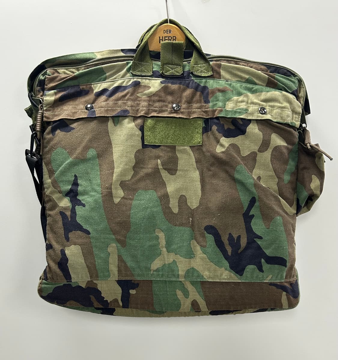 90s Us Army HGU-56/P Woodland Helmet Bag 상품이미지5