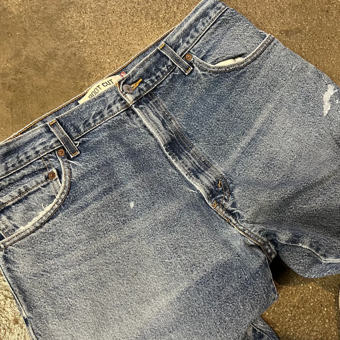 00s Levis517 리페어 데님 부츠컷 (35“) 상품이미지3