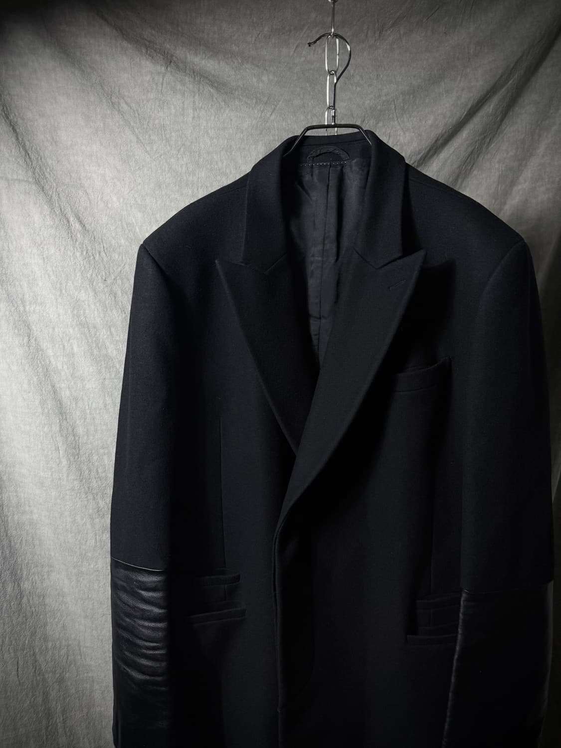 Neil Barrett 10fw Leather Sleeve Coat 상품이미지5