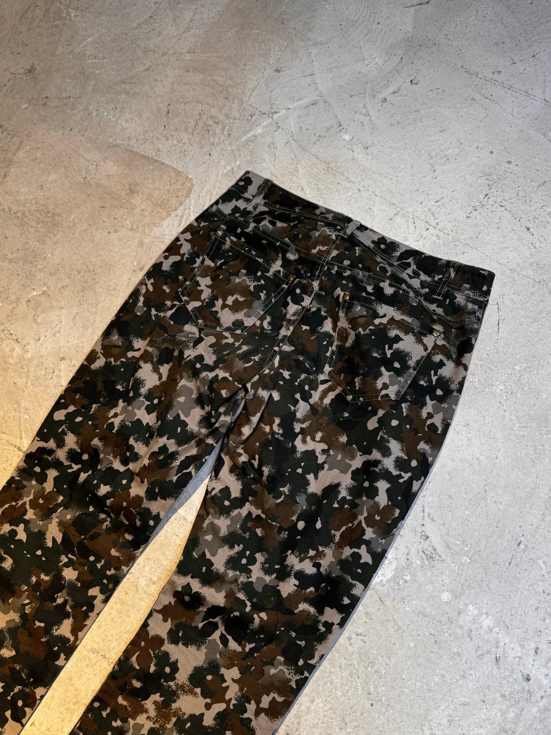 밀리터리 패턴 스키니바지 상품이미지5