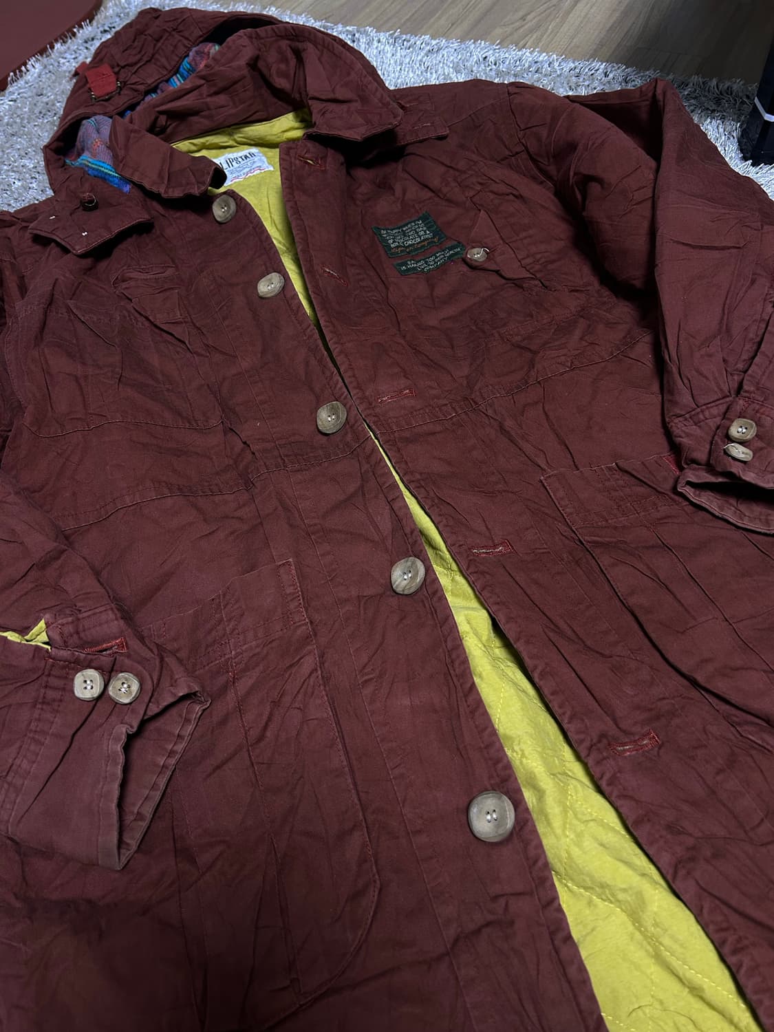 일제 버건디 야상자켓 105~110 상품이미지2