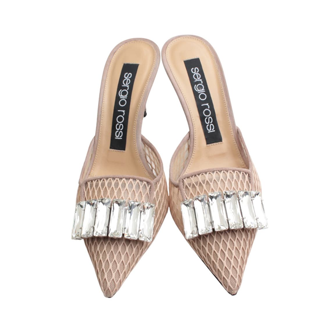 세르지오 로시 베이지 메쉬 뮬 36반 상품이미지2