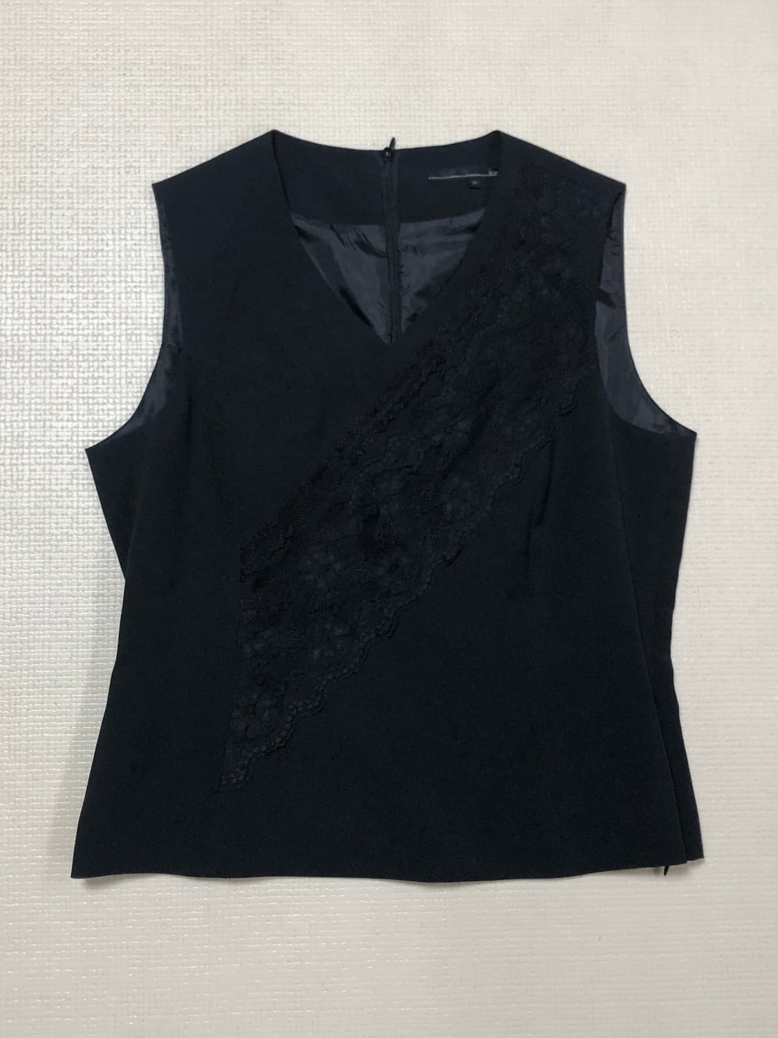 빈티지 블랙 레이스 슬리브리스 상품이미지5