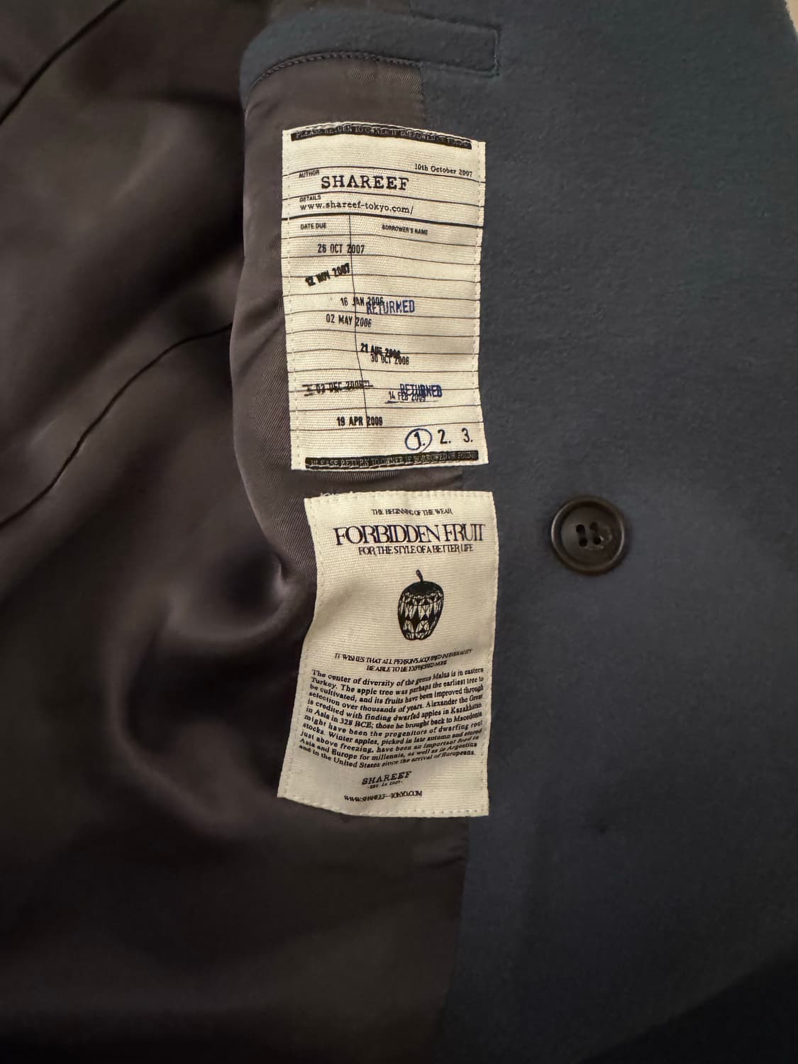 샤리프 SHAREEF 멀티 포켓 롱 체스터 코트 상품이미지4