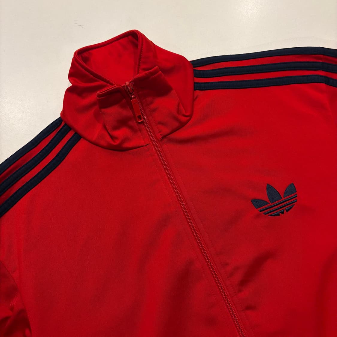 [100] 12s 아디다스 파이어버드 트랙탑 져지 레드 네이비 D775 상품이미지3