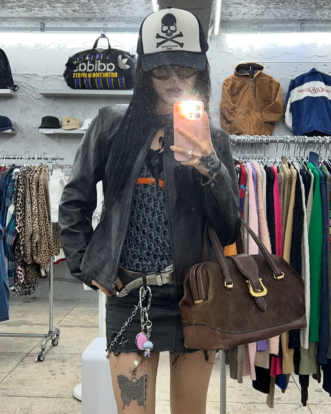 빈티지 쉽스킨 레더자켓 상품이미지1