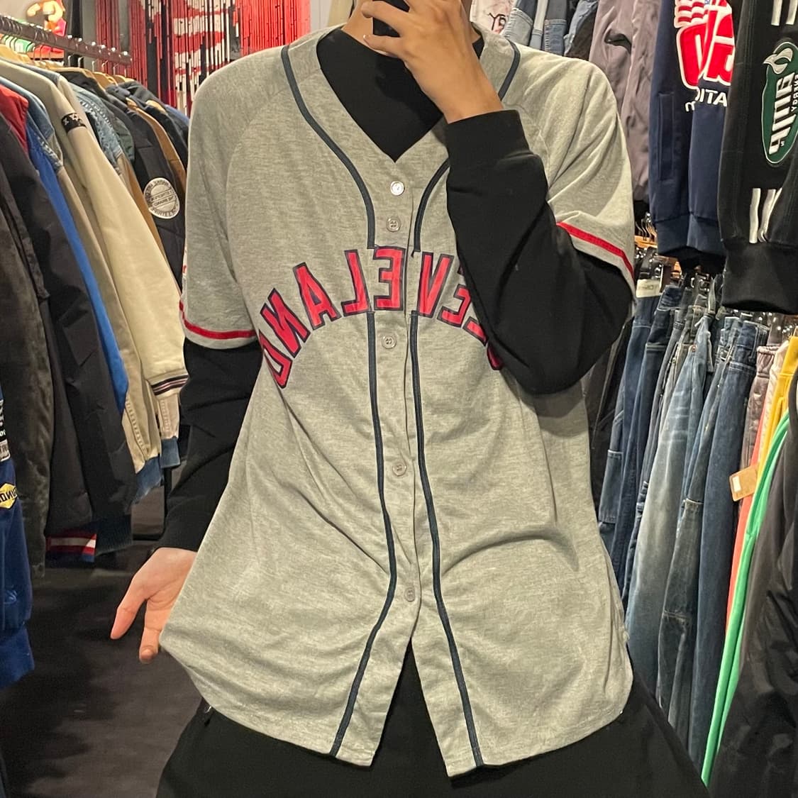 [IM] CLEVELAND 그레이 No.14 반팔져지 상품이미지2