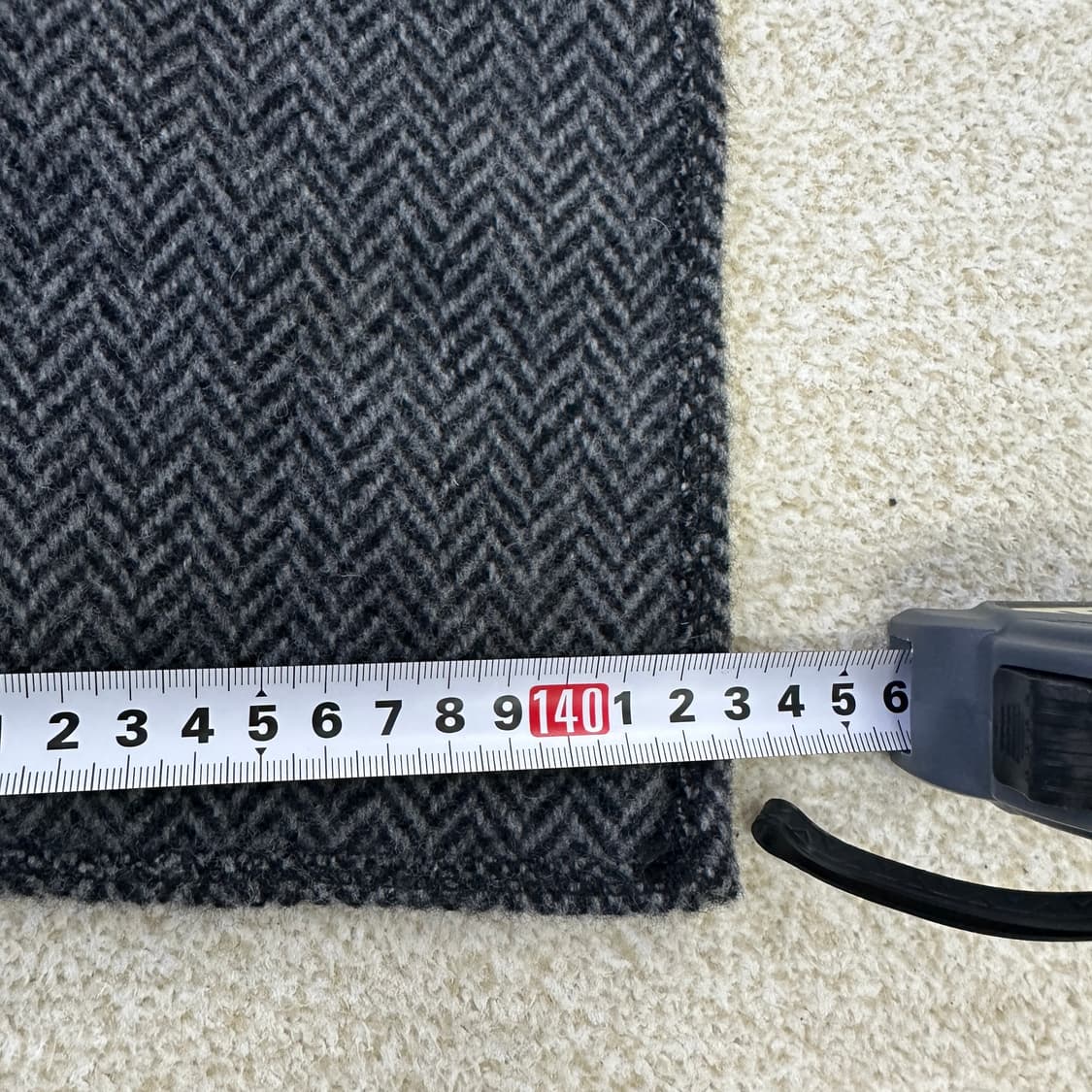 실측확인 로렌랄프로렌 울 헤링본 케이프 0323D 상품이미지5