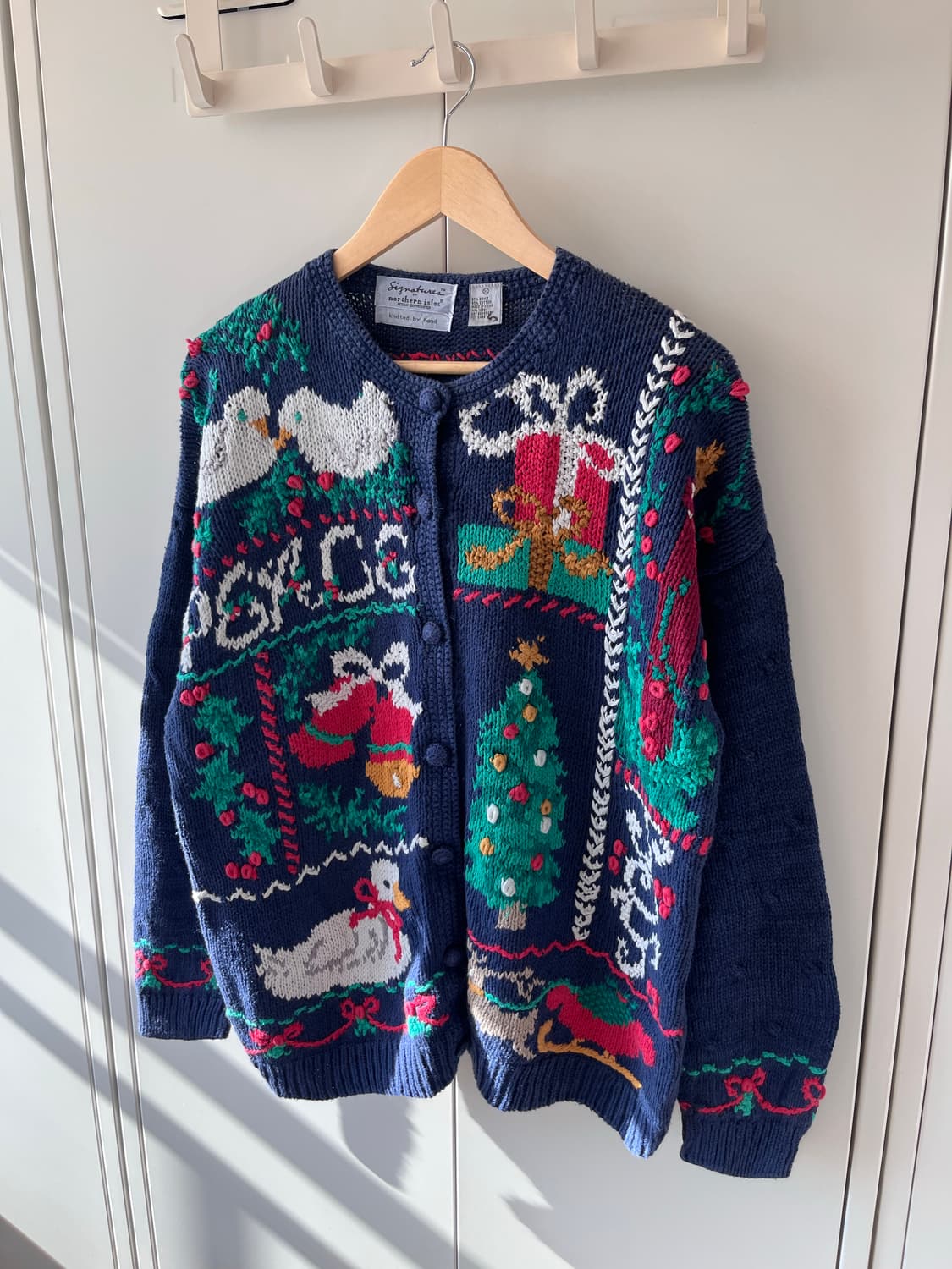 Northern isles 크리스마스 핸드메이드 니트 가디건  상품이미지6