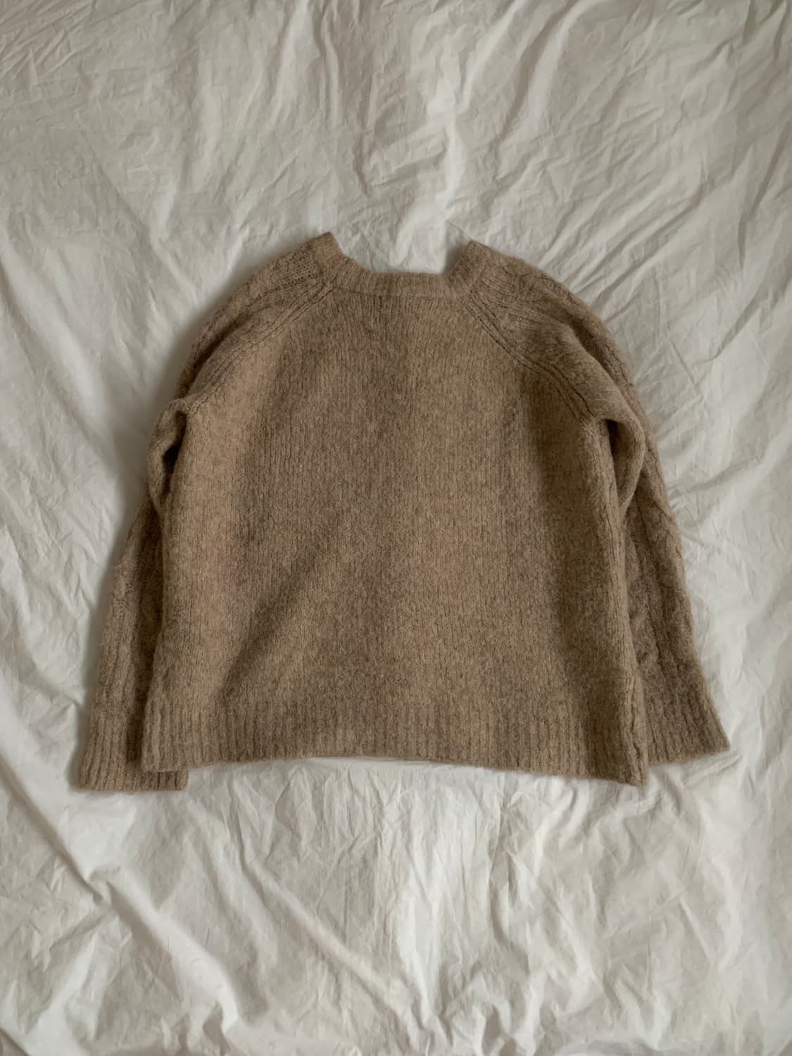 브라운 꽈배기 니트 상품이미지5