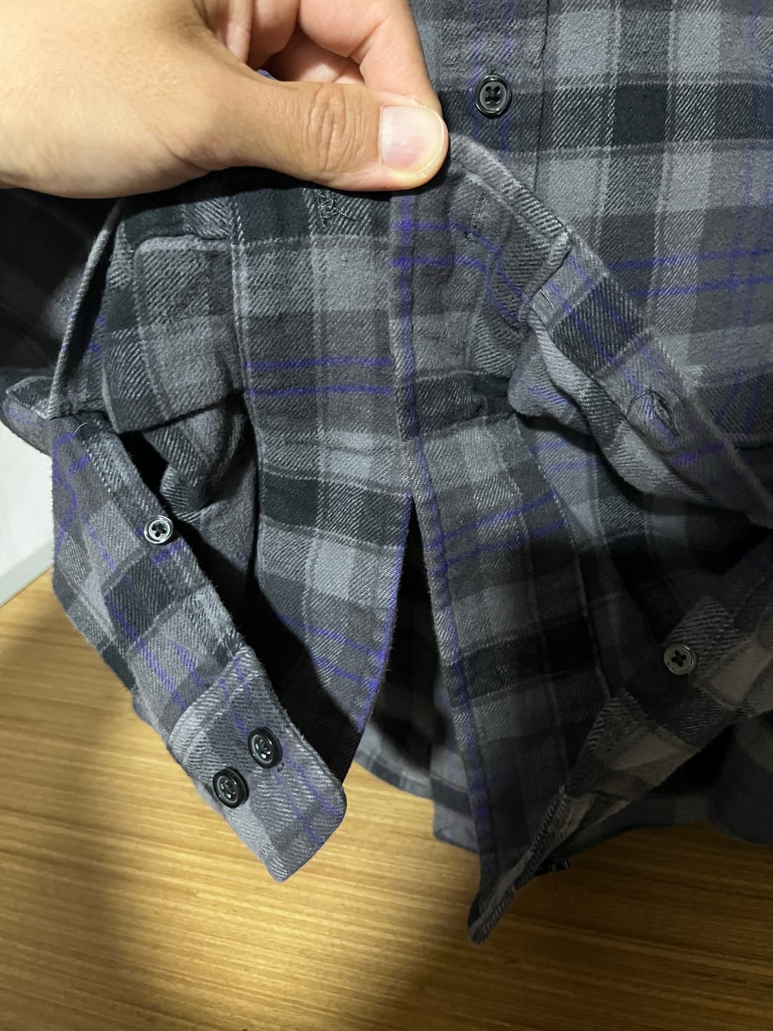 슈프림 플레이드 플란넬 셔츠 블랙- 24SS 상품이미지5