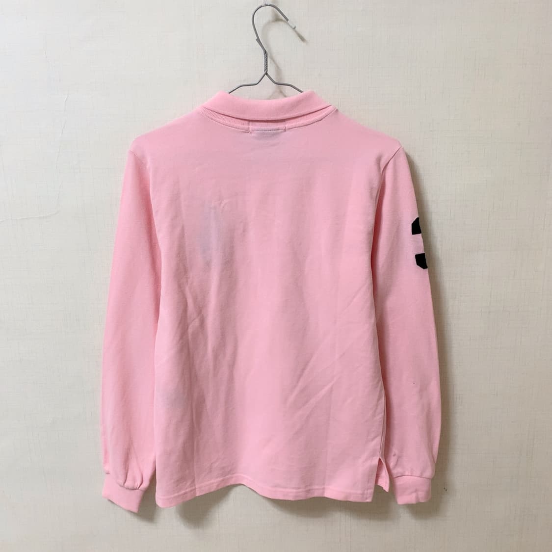폴로 랄프로렌 핑크 긴팔 빅포니 카라 티셔츠 딸기우유 베이비핑크 롱슬리브 상품이미지9
