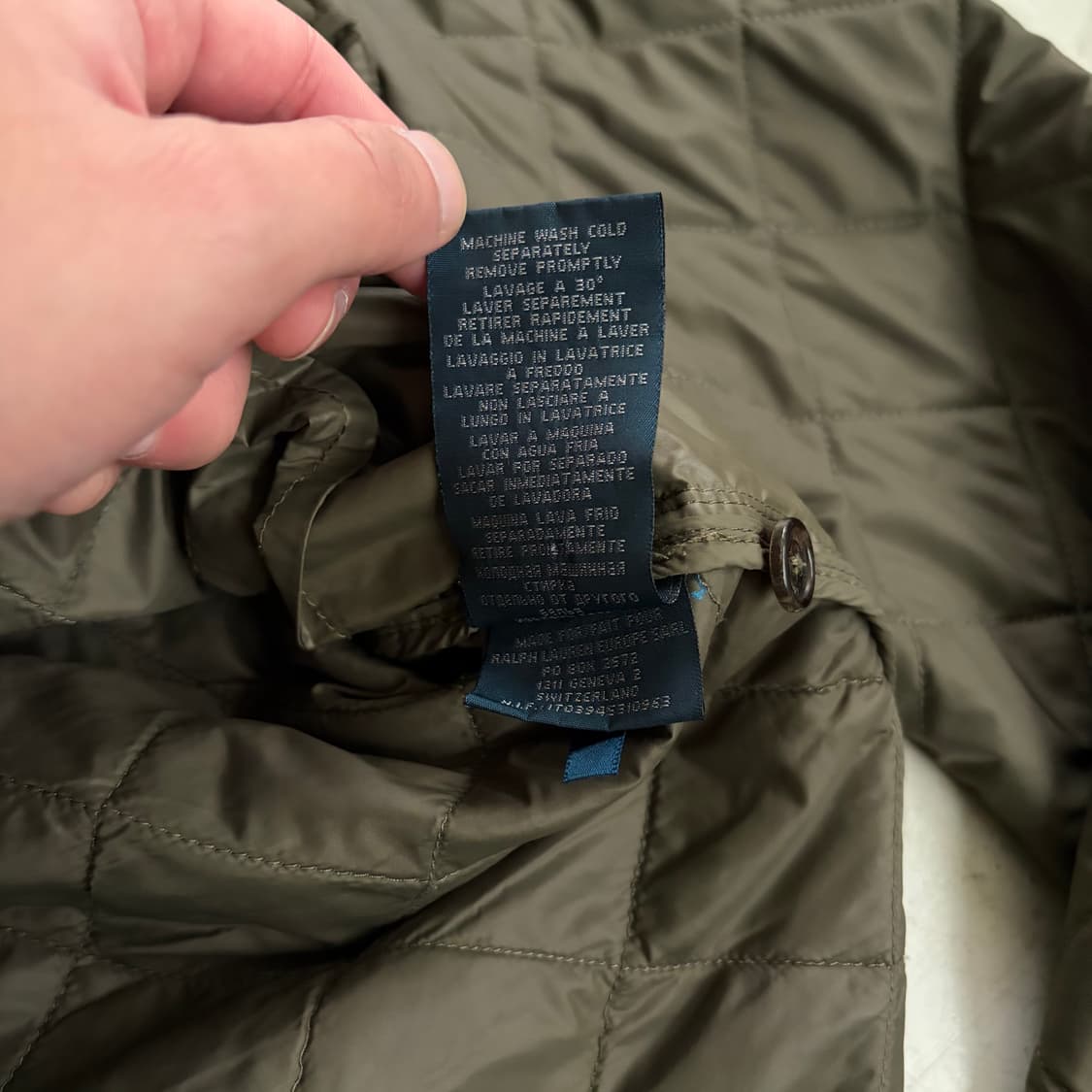 폴로 랄프로렌 빈티지 퀄티드 셔츠 자켓 M 상품이미지8