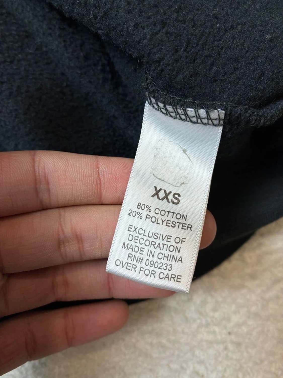 에센셜 피어오브갓 리플렉티브 백로고 맨투맨 PN7039 상품이미지8