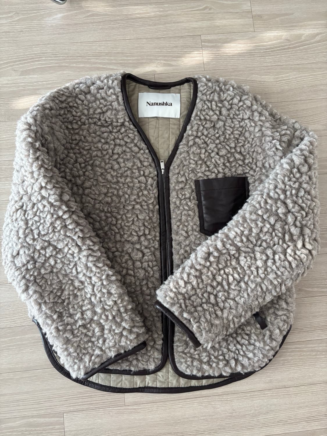 Nanushka 나누쉬카 푸들 코트 S 상품이미지1