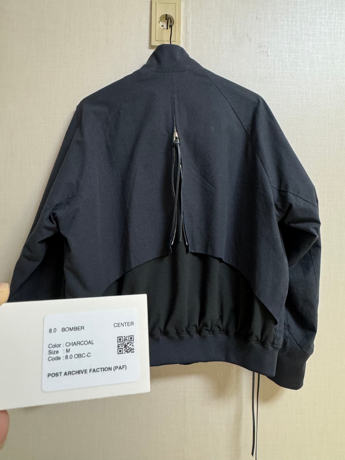 포스트아카이브팩션 8.0 BOMBER CENTER (CHARCOAL) 상품이미지7