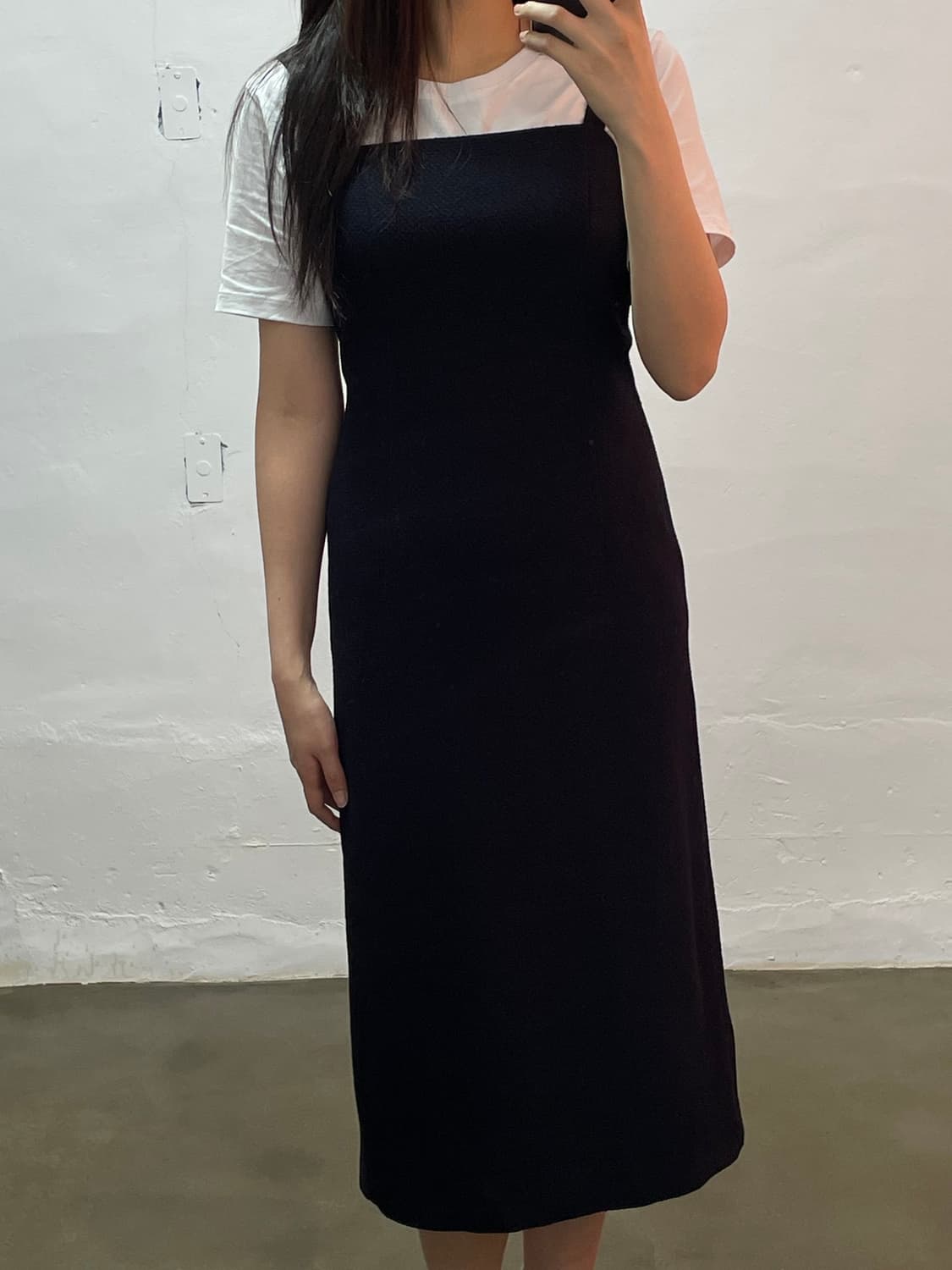 잇미샤 블랙 멜빵 원피스 24S 상품이미지3