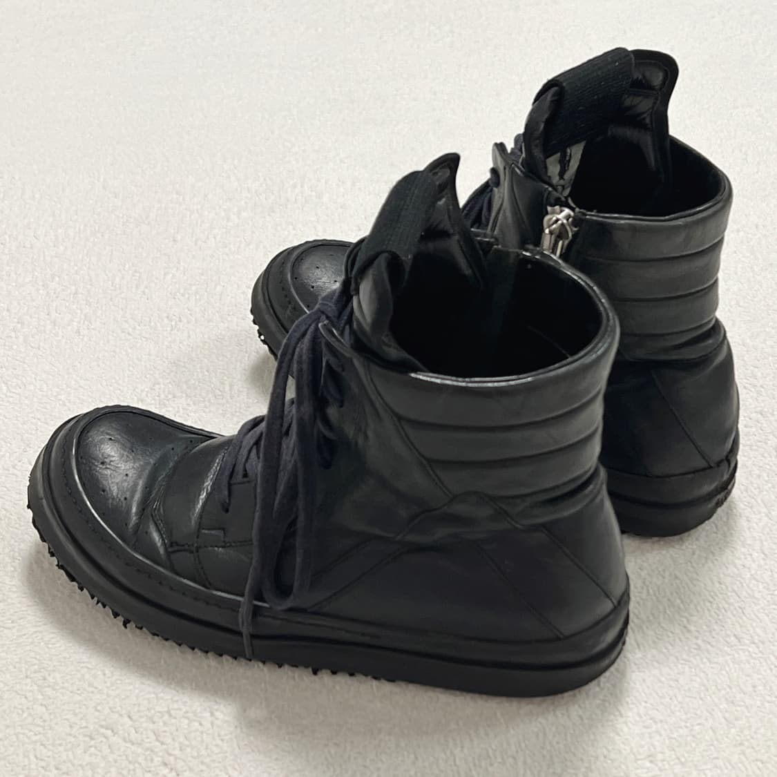 릭오웬스 10AW 혀짧 지오바스켓 모노크롬 올검 LBO 상품이미지3