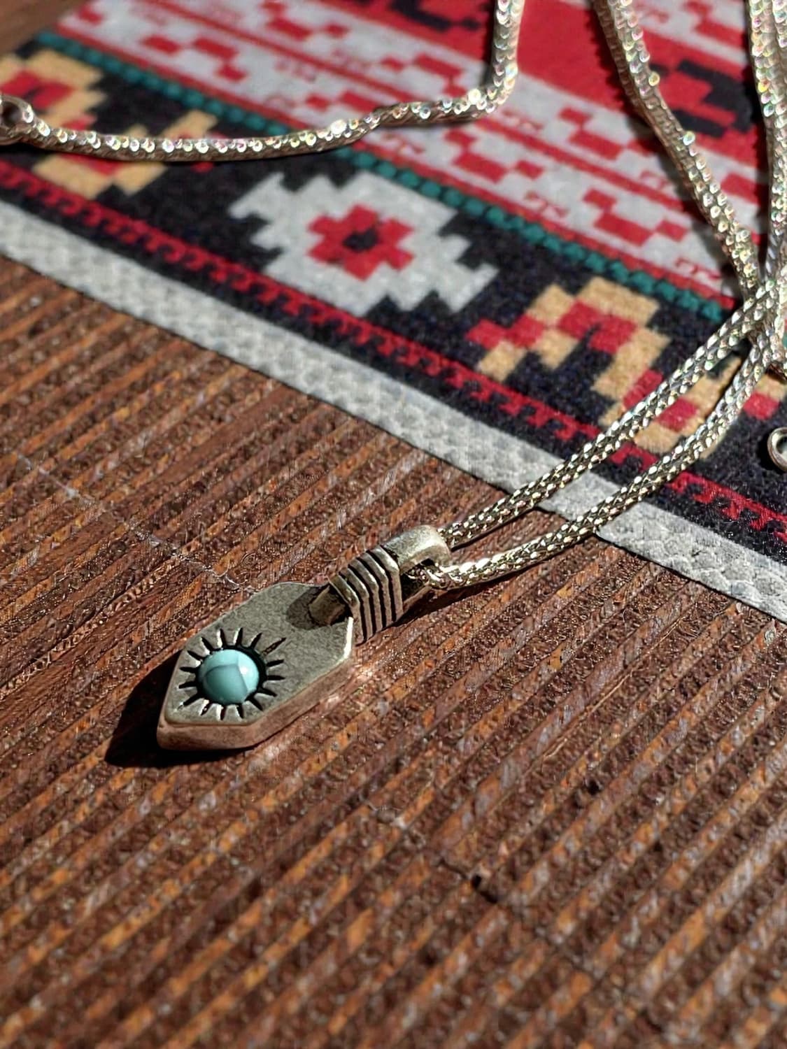 빈티지무드 터키석 미니팬던트 목걸이 상품이미지4