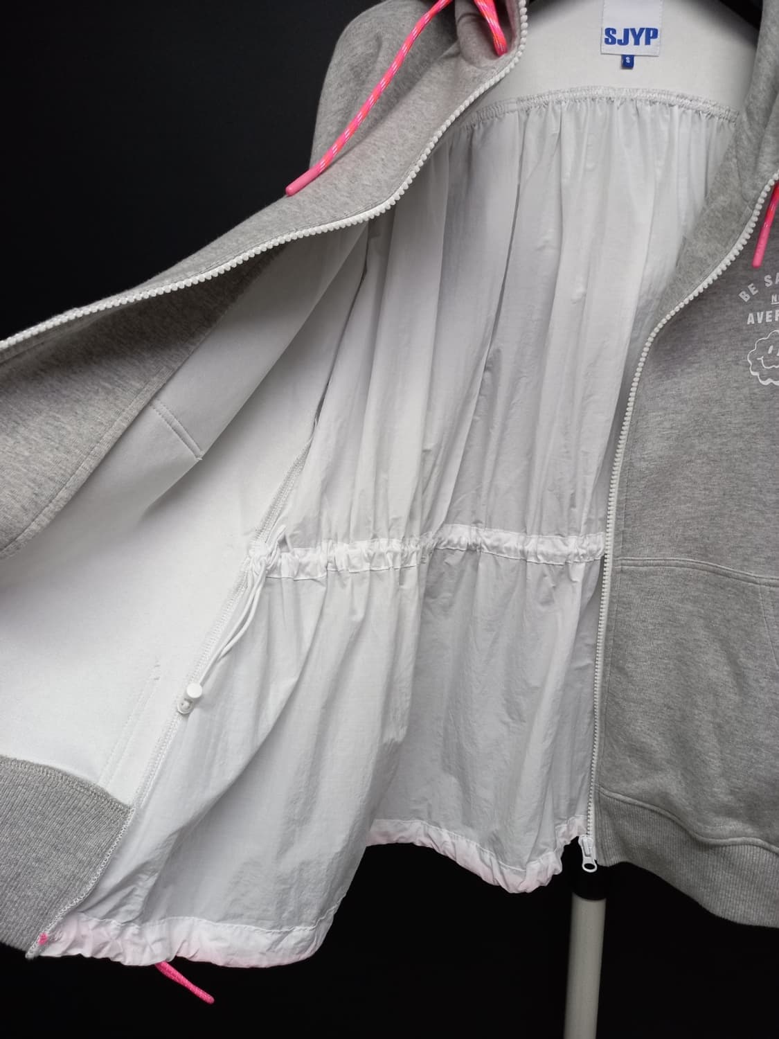 SJYP 춘추  포코노 후드 집업 가디건 55 상품이미지5
