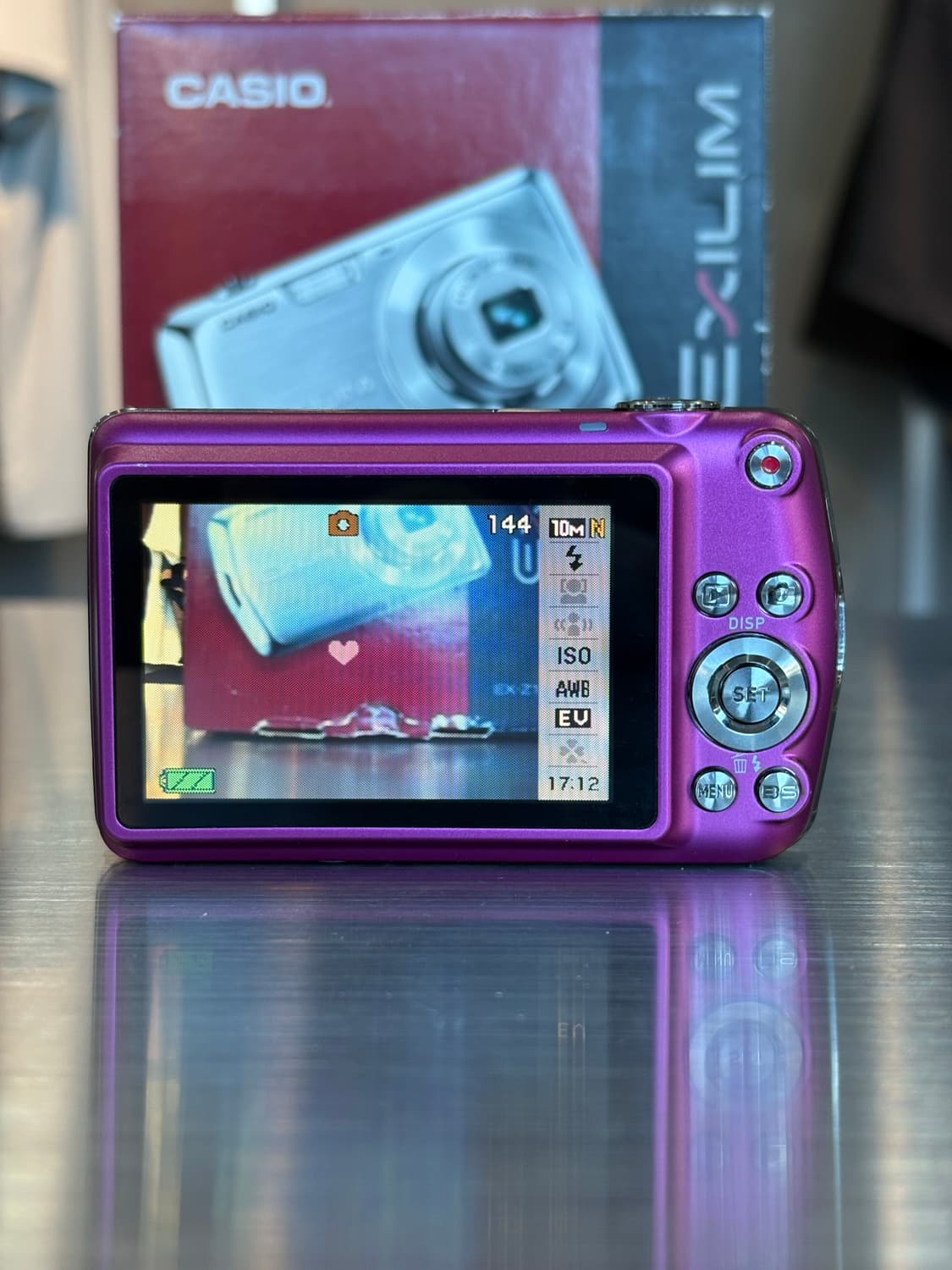 풀박/날짜표시)카시오 엑슬림 ex-z1 빈티지디카 상품이미지3