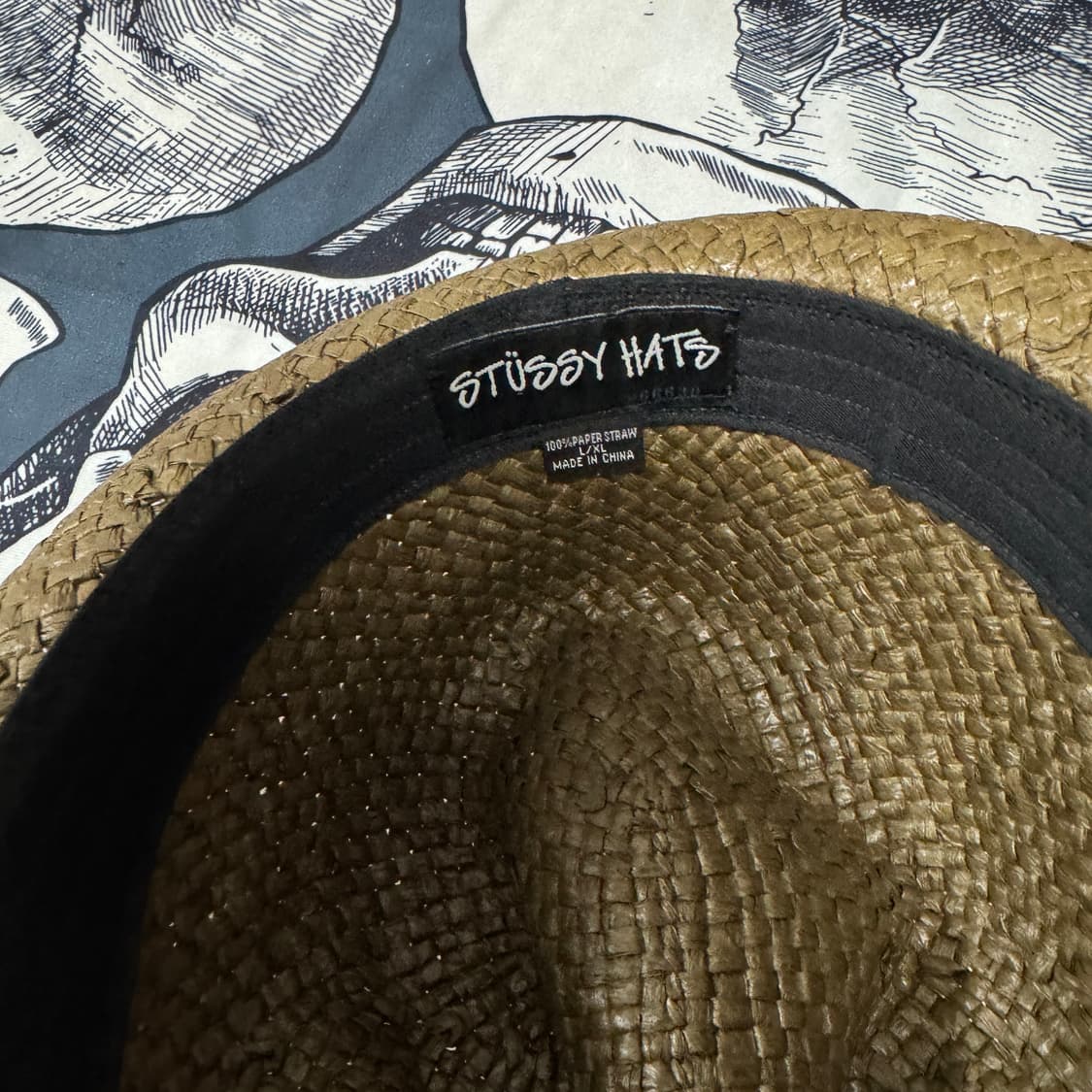 스투시 라피아햇 밀짚모자 페도라 상품이미지3