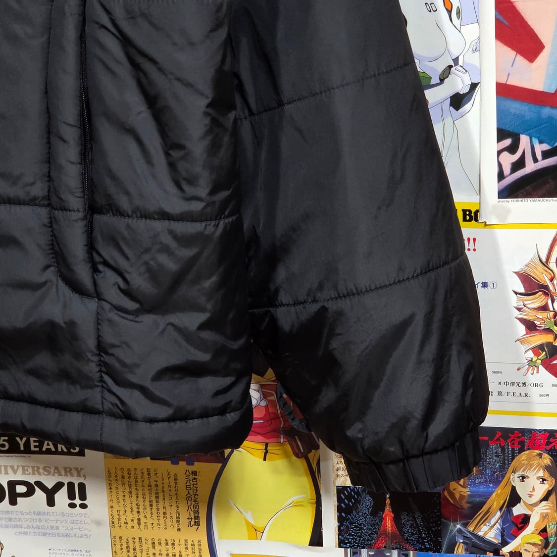 디키즈 오버핏 블랙 로고 경량패딩 점퍼 상품이미지4