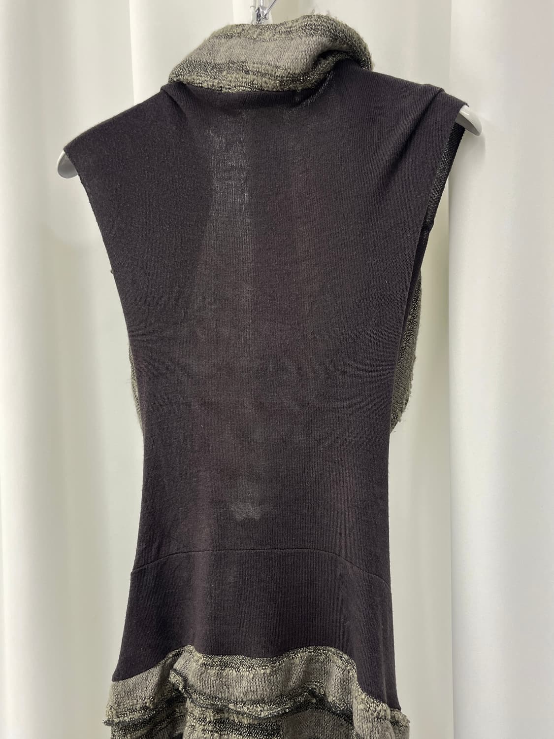 WUQUYU draped knit vest top 상품이미지8