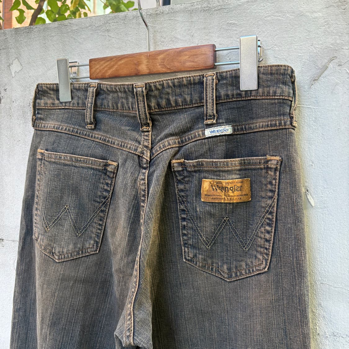 Wrangler 랭글러 웨스턴 스트레이트 데님 팬츠  상품이미지3