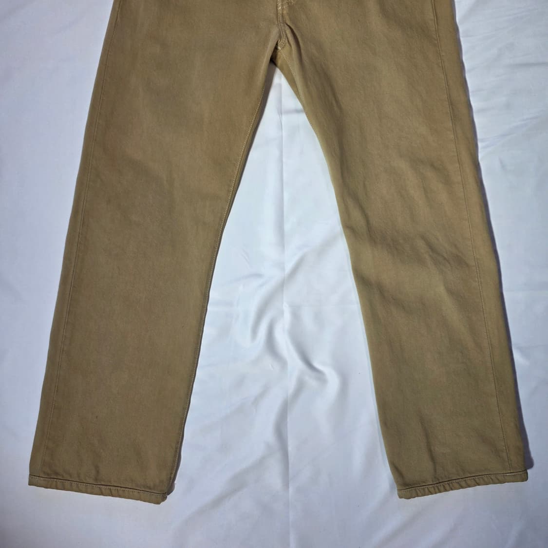 [W34L30]00s 리바이스 501 베이지 데님 팬츠 상품이미지3