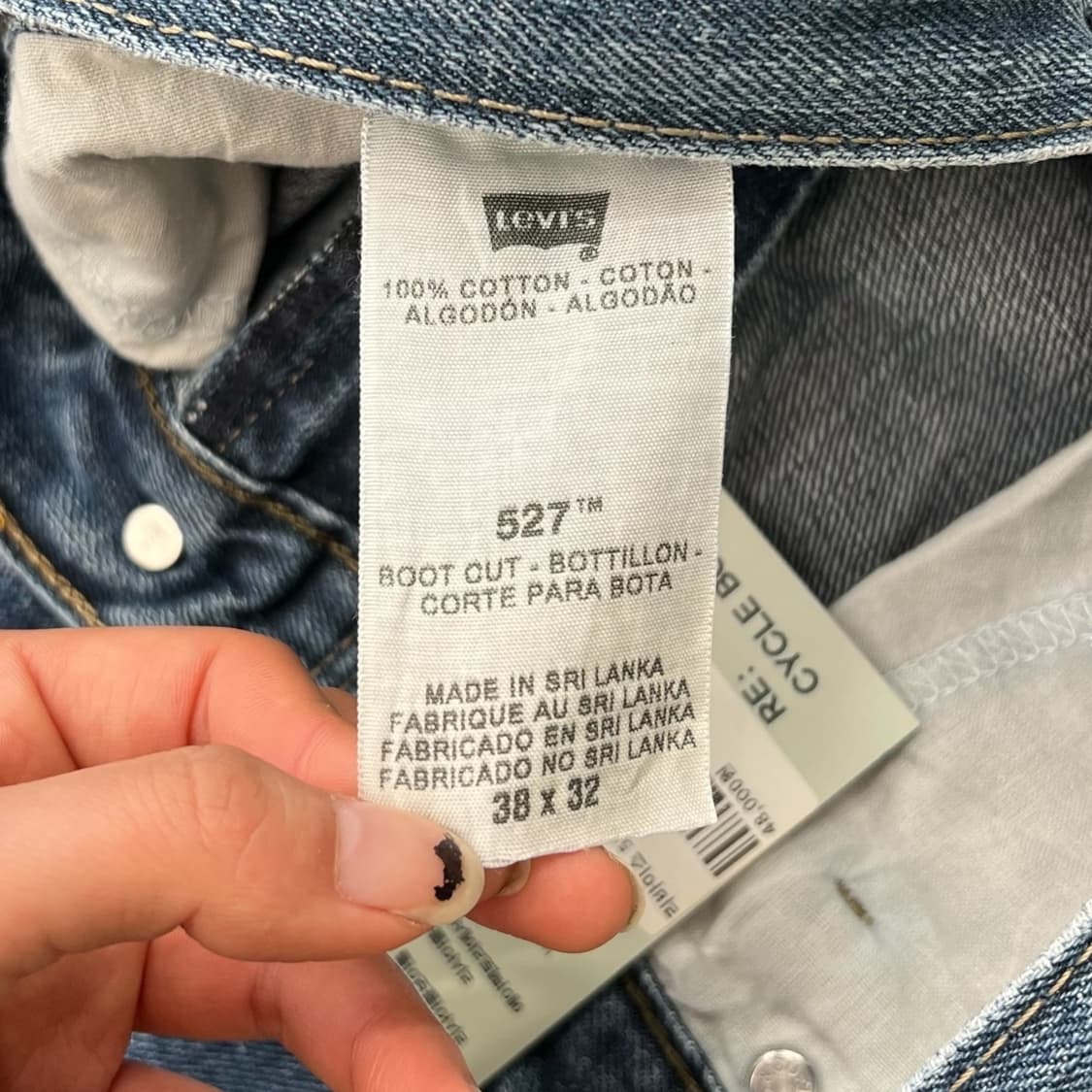 리바이스 527 데님팬츠 r1392 상품이미지7