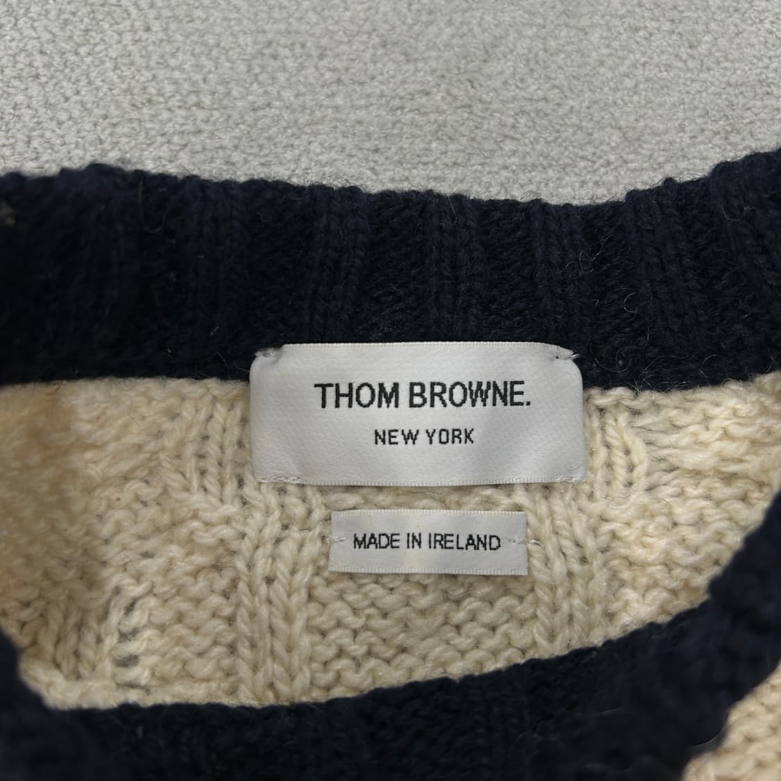 톰브라운 케이블 니트 멀티컬러 m 상품이미지2