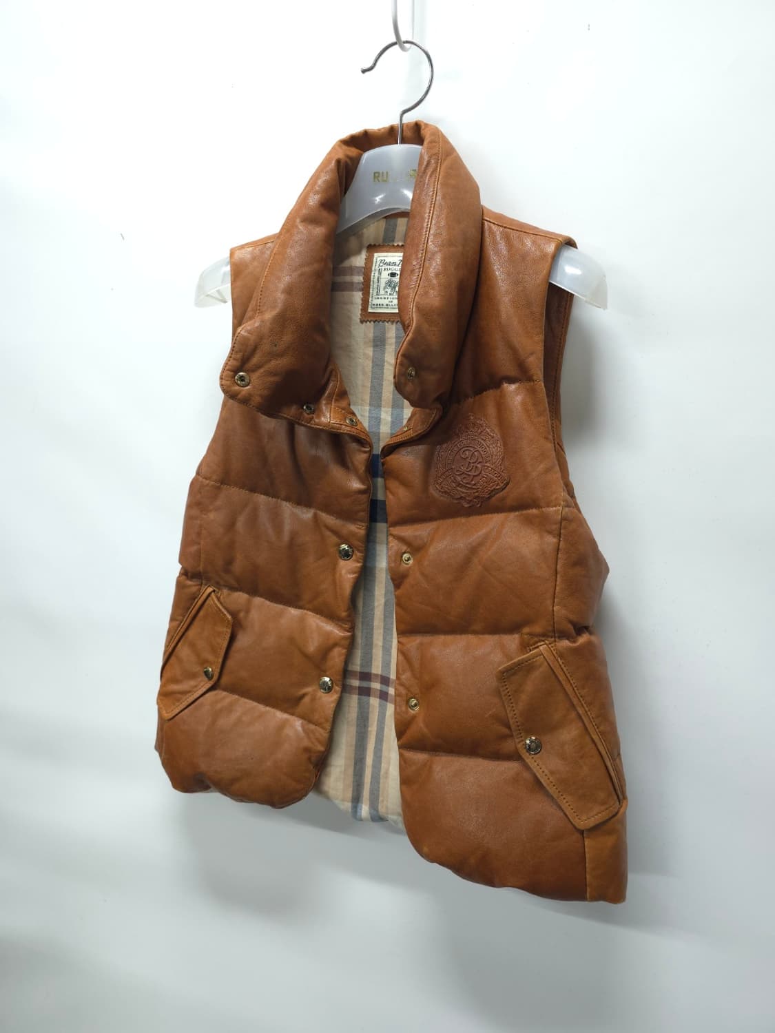 빈폴 빈티지 여성 양가죽 패딩 베스트(90사이즈) 상품이미지6