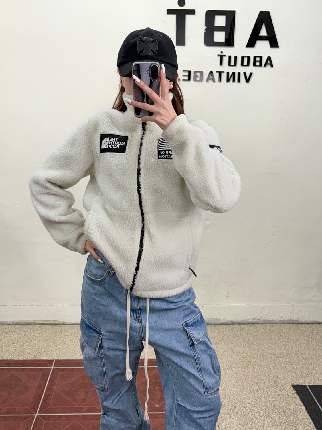 노스페이스 뽀글 후리스 집업 상품이미지1