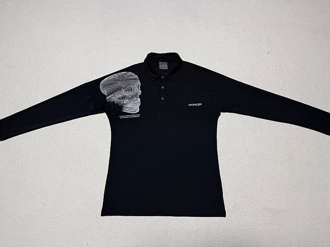 어메이징크리 스컬 골프티셔츠 남성용 95사이즈 상품이미지1