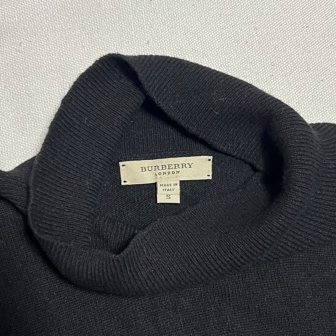 S 버버리 노바체크 암 패치 울 목폴라 니트 상품이미지4