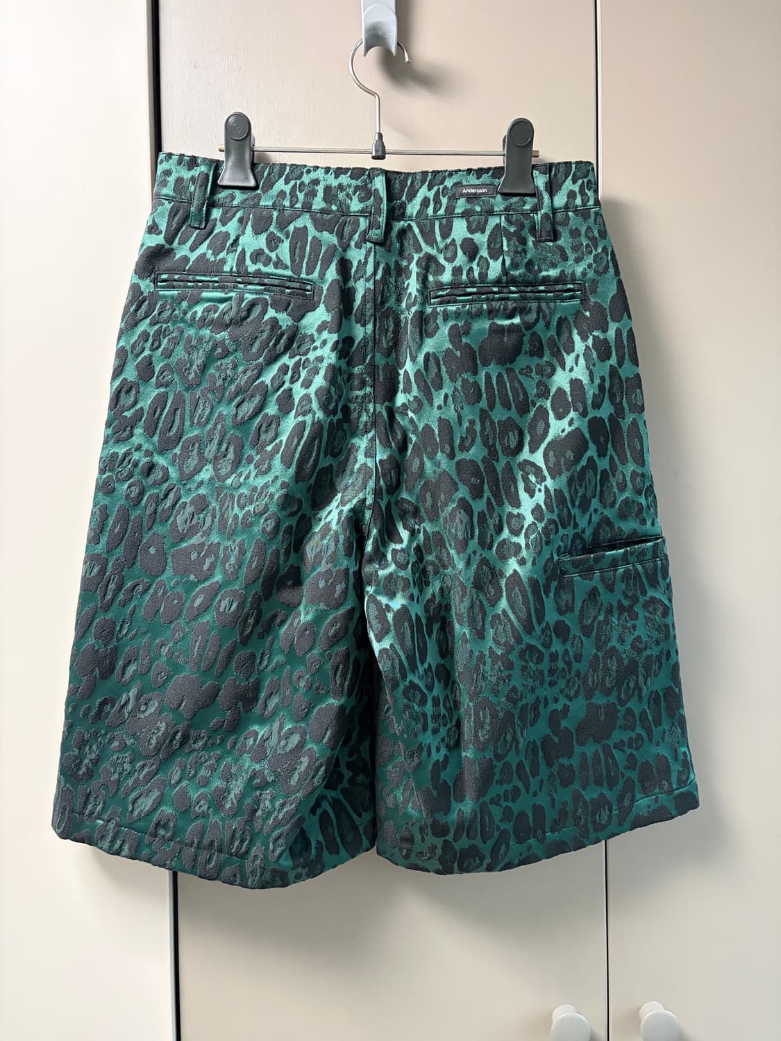 앤더슨벨 레오파드 자카드 쇼츠 apa492m 44사이즈 상품이미지2