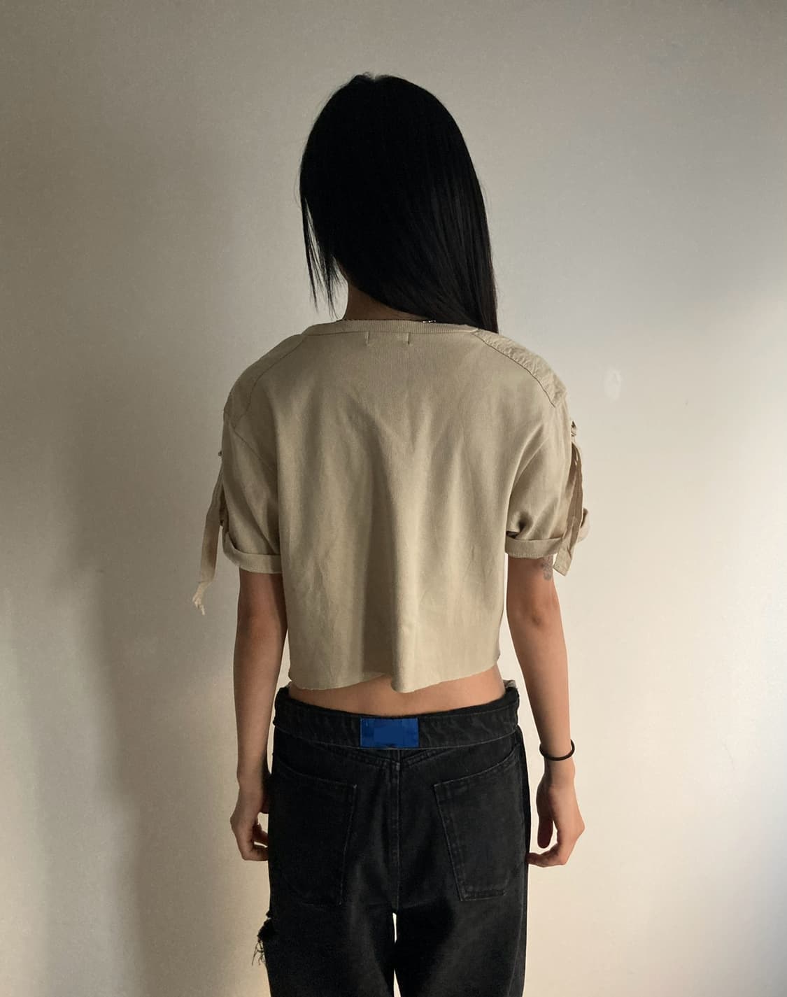 Distressed crop t 상품이미지4