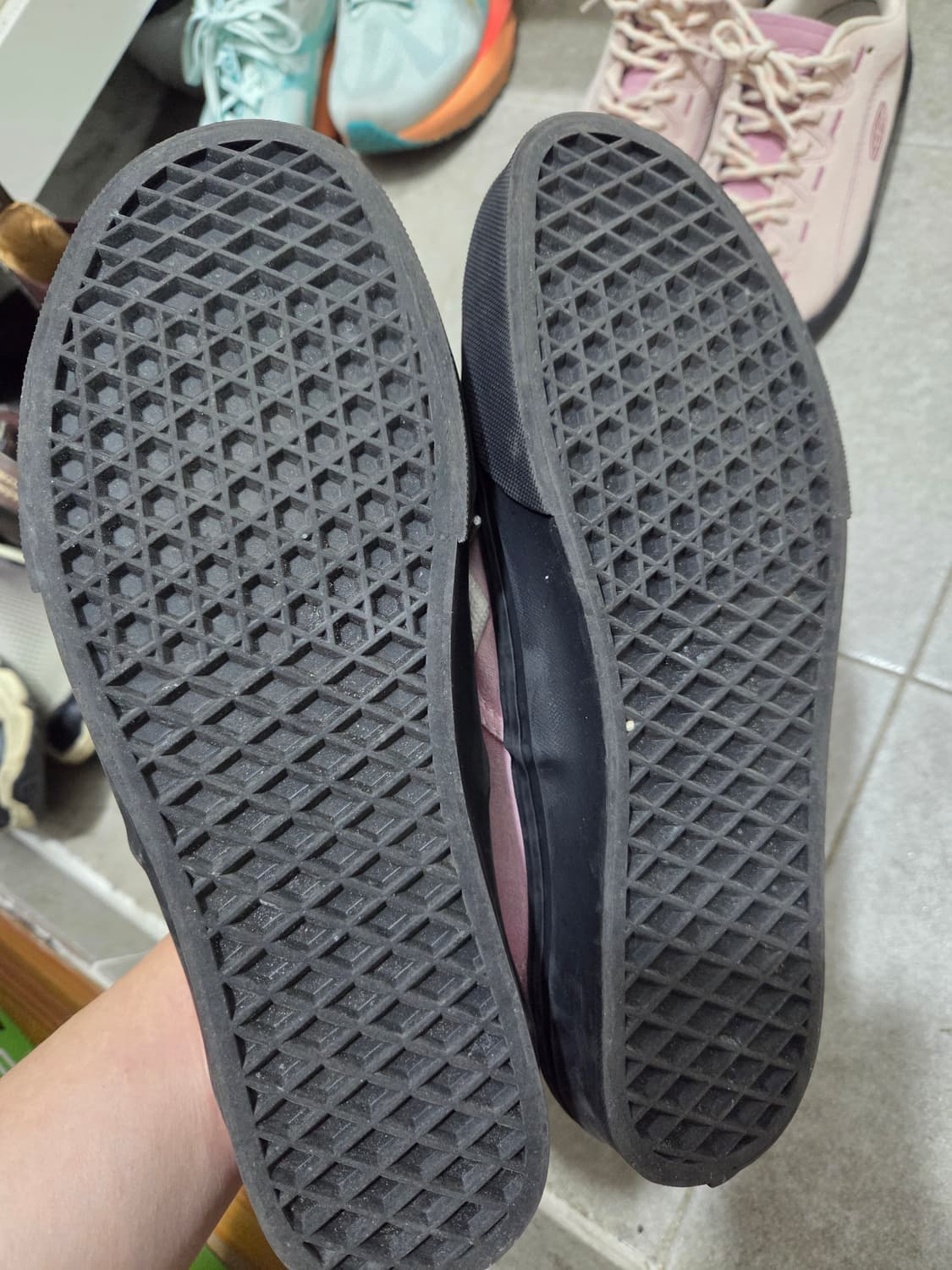 반스 어센틱 웨이브 워시드 핑크 270 상품이미지6