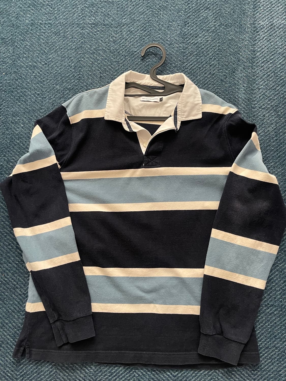 (L)팝트레이딩컴퍼니 스트라이프 럭비티 상품이미지1