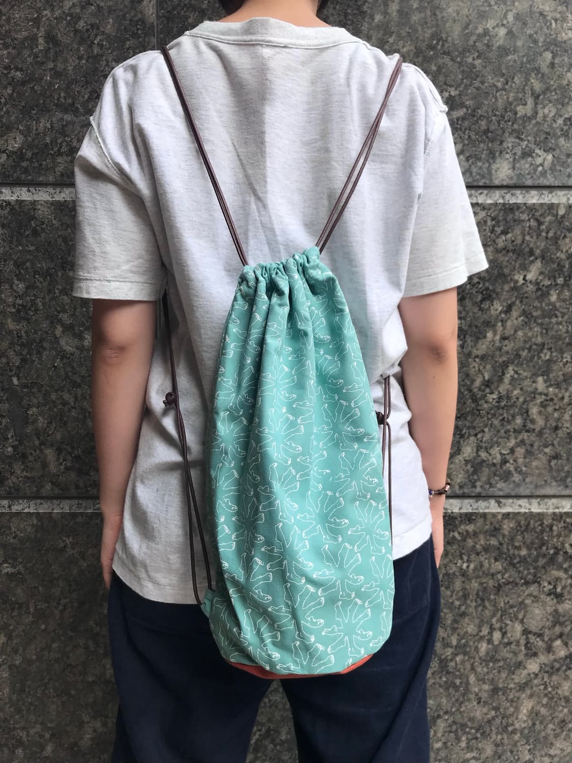 String bag with Nmwys 🐠🌀🧵🍊✴️🔆🎒🥿🥏 상품이미지3