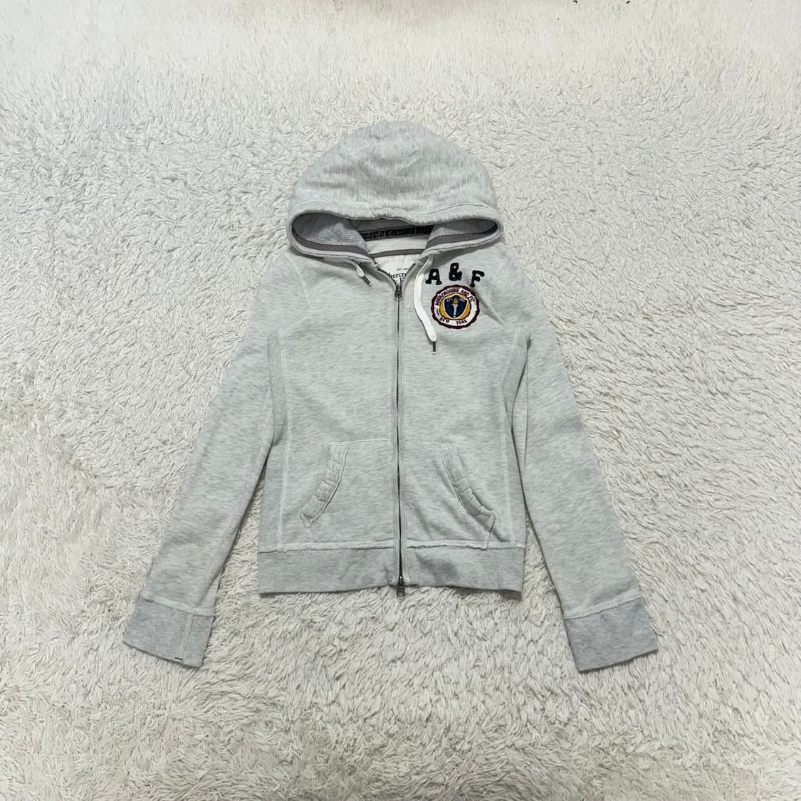 Abercrombie melange twoway zip-up hoodie 상품이미지4