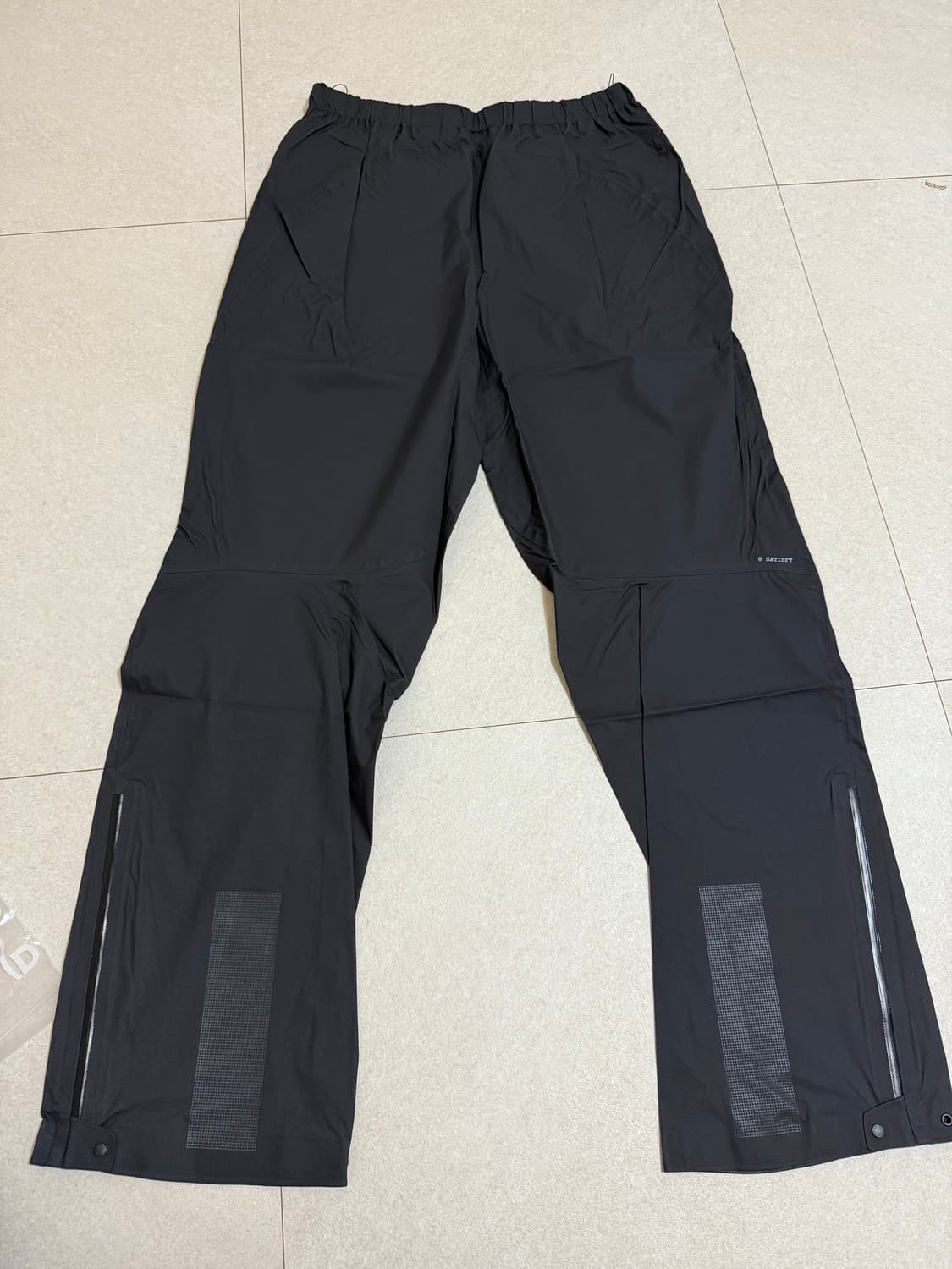 Satisfy 3L rain pants black 상품이미지3