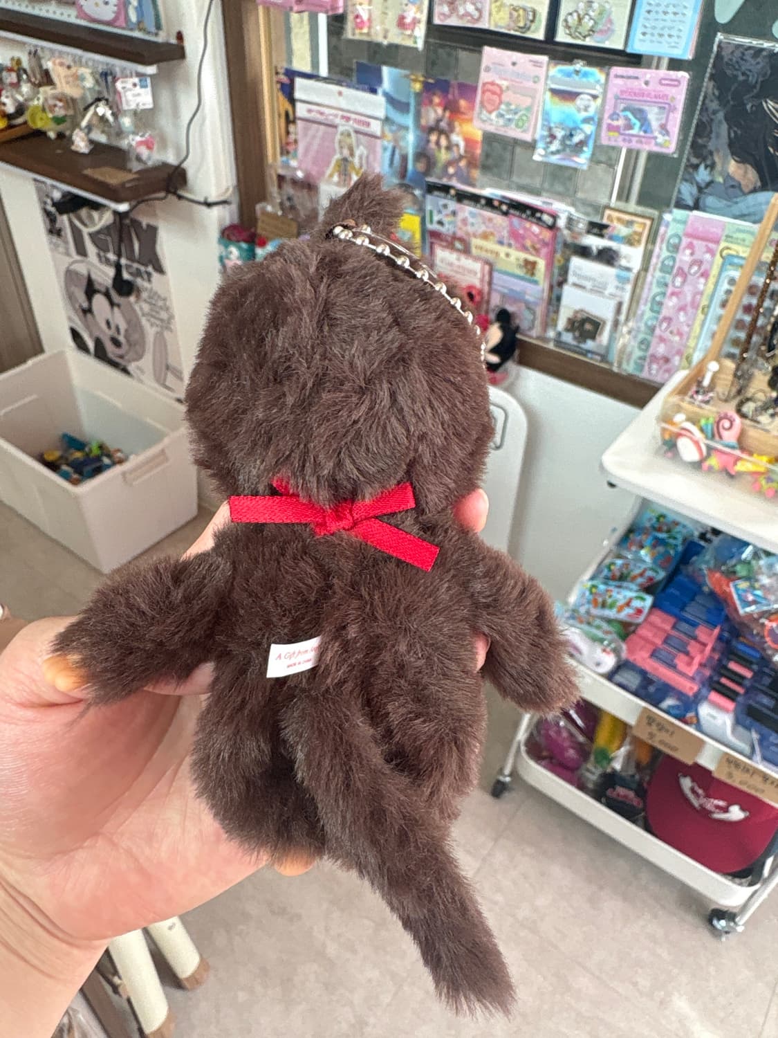 오리지널 몬치치 인형 키링 여아 상품이미지2