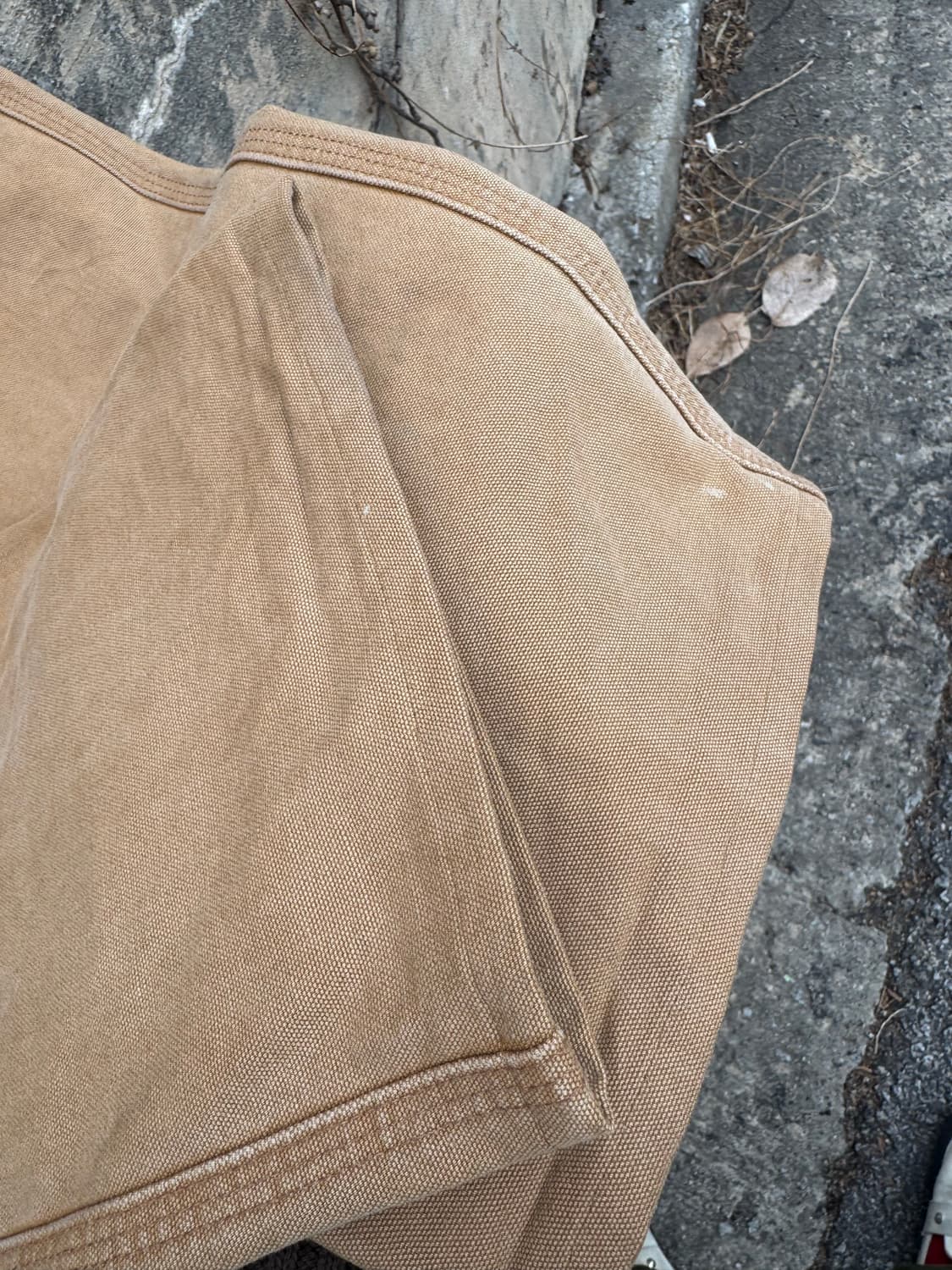 칼하트 빈티지 b11 브라운 페이딩 카펜터 싱글니 워크 팬츠 32 상품이미지6