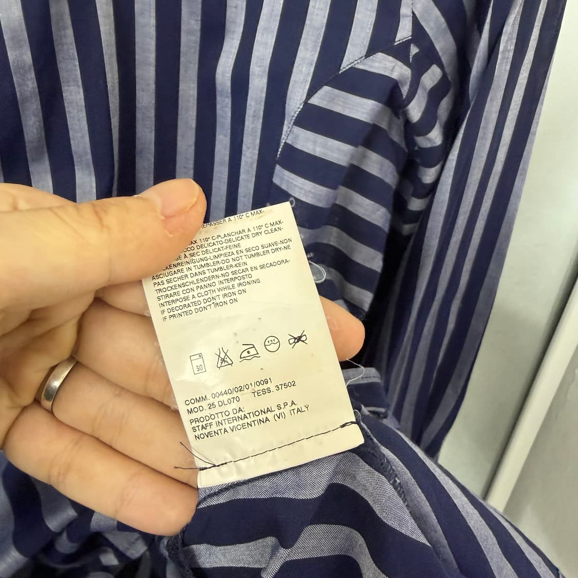 비비안웨스트우드 스트라이프 시스루 셔츠 상품이미지8